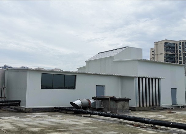 四川冷却塔降噪施工成功案例：屋面冷却塔降噪